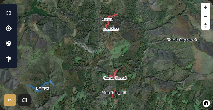 La carte de tes pistes